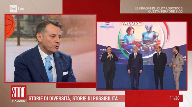 Associazione Valore Uomo Rai 1 intervista Presidente Avv. Giuseppe Mazzucchiello